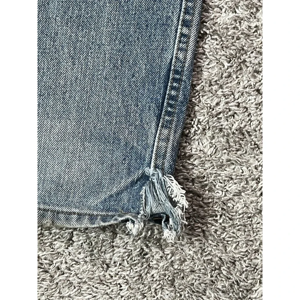Levi Strauss Signature Mens 40x30 Blue Regular Fit Straight Cut Leg Denim Jeans